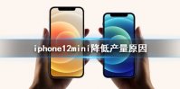 iphone12mini为什么降低产量 是为iphone12pro让步吗
