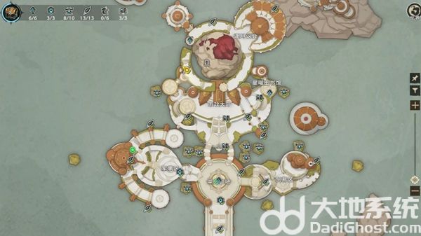 塔瑞斯世界全地图探索点位有哪些 塔瑞斯世界全地图探索点位大全