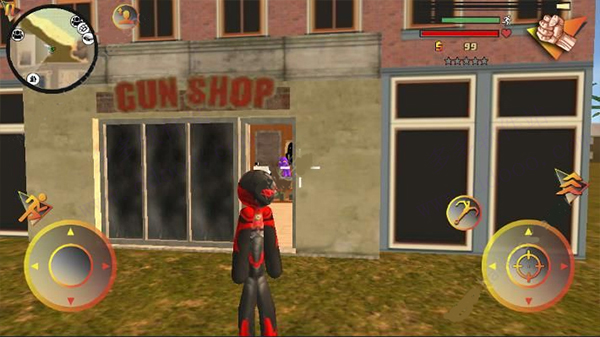 火柴人绳索英雄2旧版(Stickman Rope Hero 2)