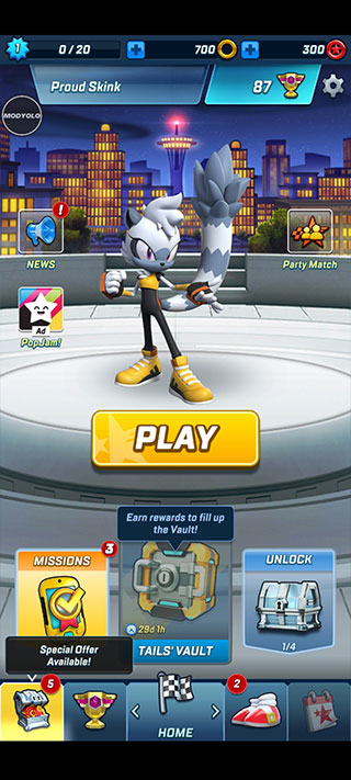 索尼克力量速度之战破解版内置菜单版