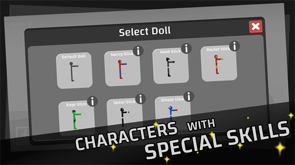 摧残火柴人正版(Stickman Hero Fly)