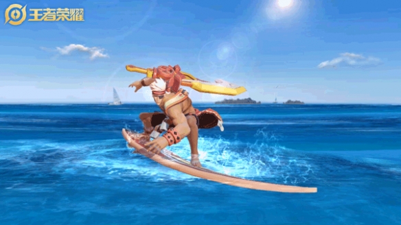 《王者荣耀》夏侯惇乘风破浪皮肤展示 星元部件一览