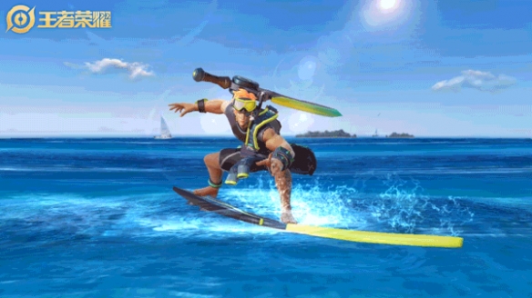 《王者荣耀》夏侯惇乘风破浪皮肤展示 星元部件一览