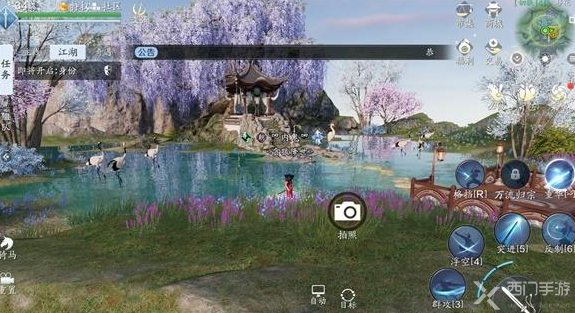 天涯明月刀手游移花胜景录位置在哪