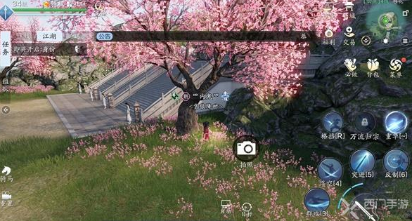 天涯明月刀手游移花胜景录位置在哪