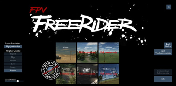 四旋翼飞行模拟器安卓版(Freerider)