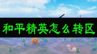 和平精英怎么转区