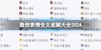 微信表情含义图解大全2024