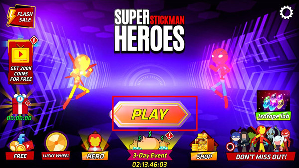 超级火柴人英雄战斗手机版(SuperStickmanHeroes)