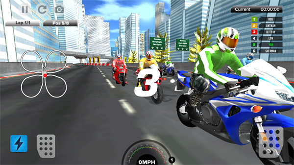 城市摩托车竞赛