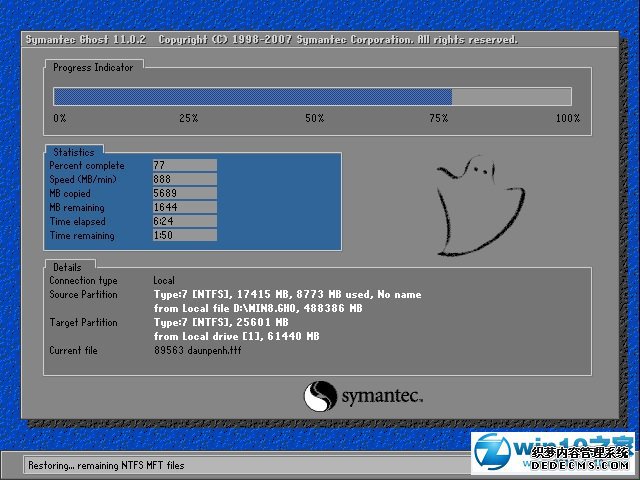 深度技术 Ghost Win10 64位 装机版 v2020.02